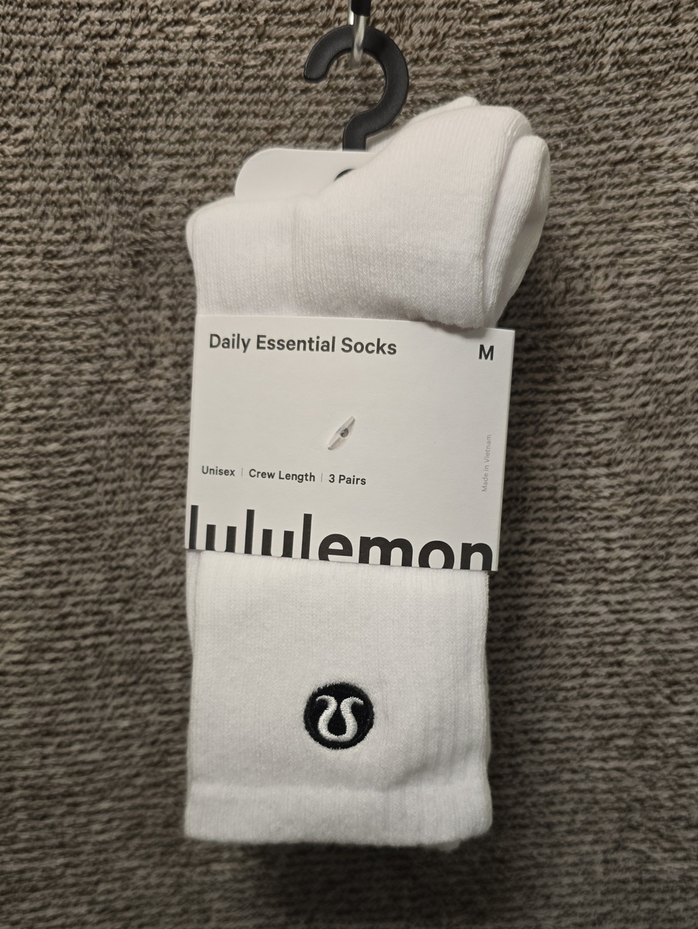 lululemon athletica White Daily Essential Crew Socks - 3 Pack